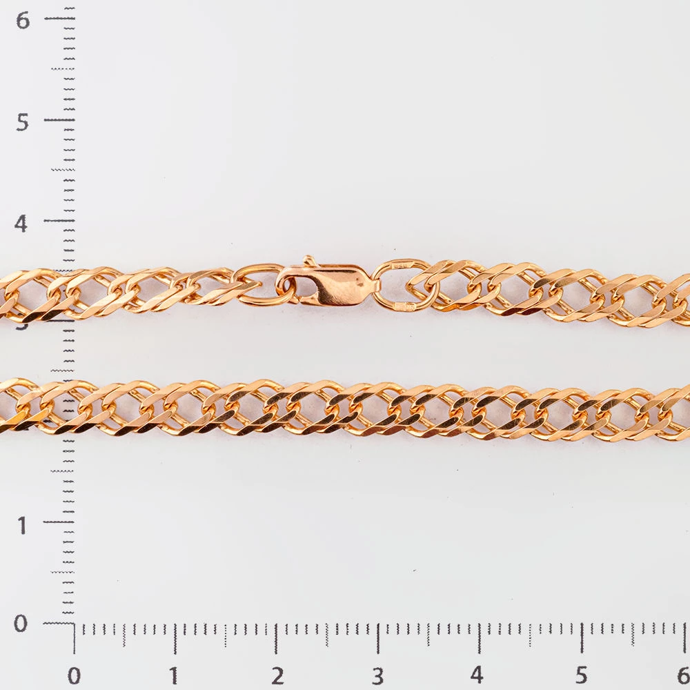 Браслет из красного золота 585 пробы