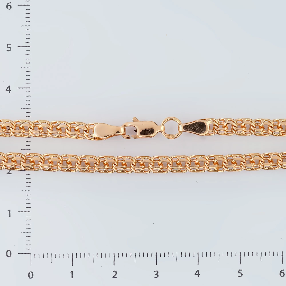 Браслет из красного золота 585 пробы