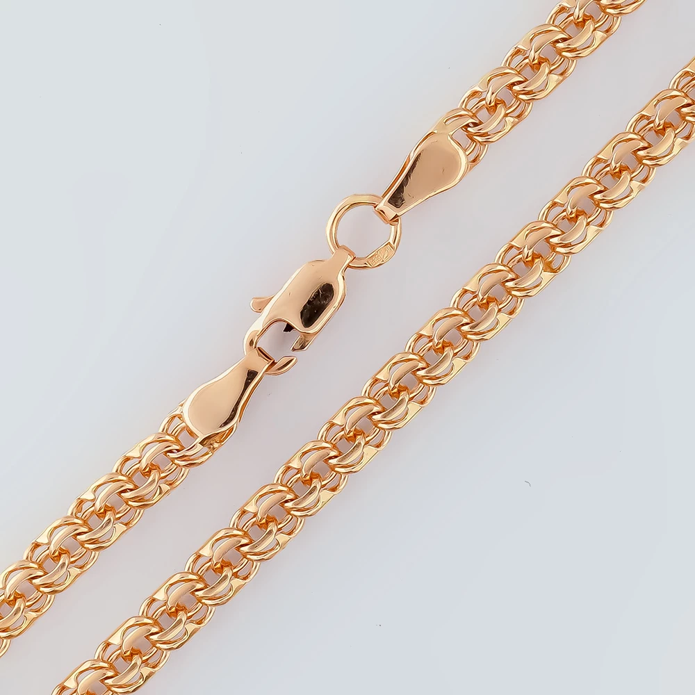 Браслет из красного золота 585 пробы