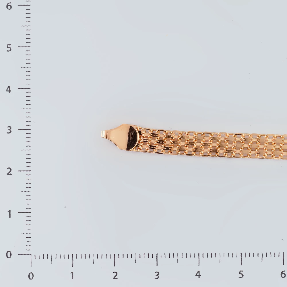 Браслет из красного золота 585 пробы