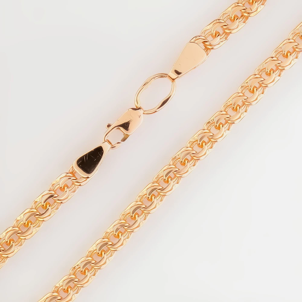 Браслет из красного золота 585 пробы