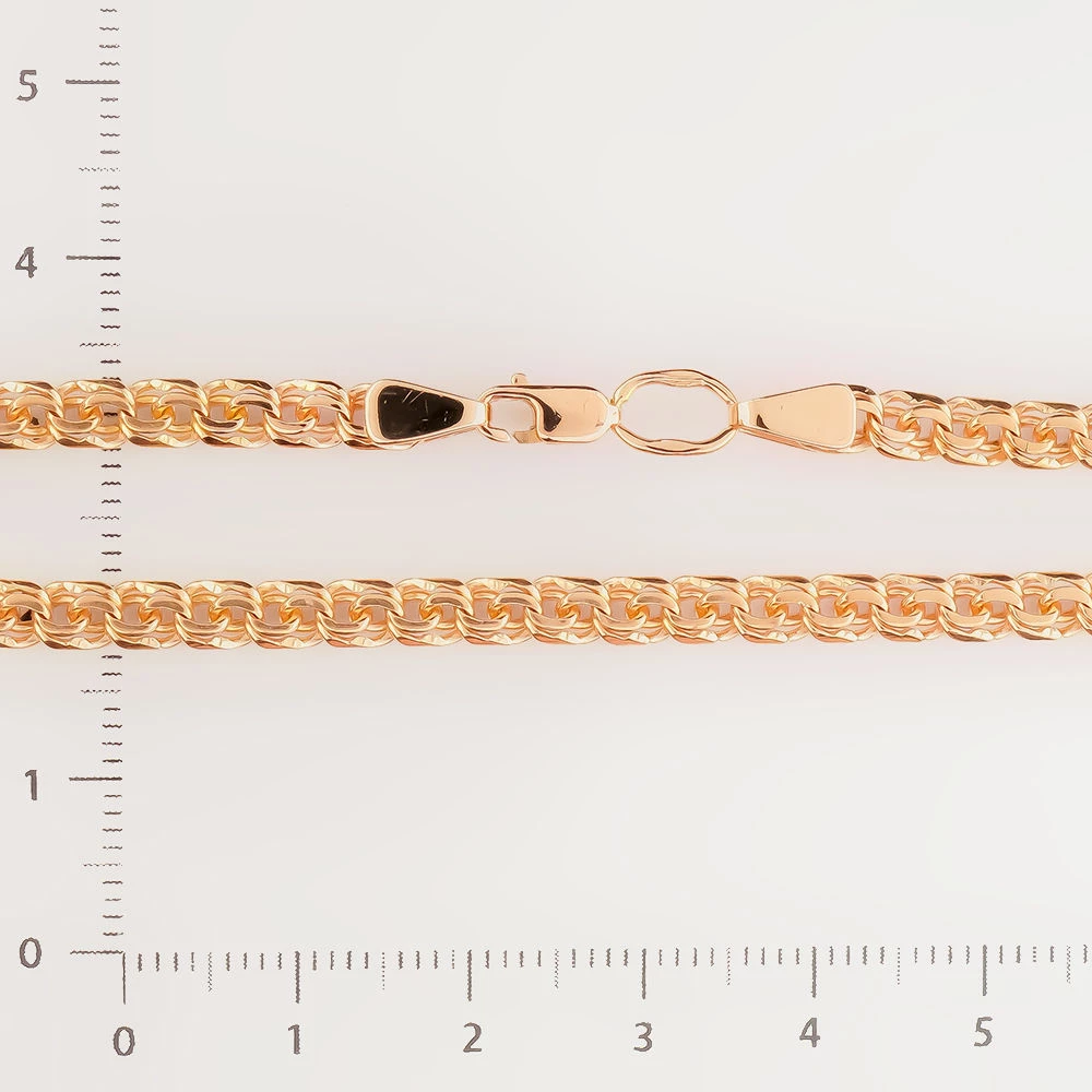 Браслет из красного золота 585 пробы