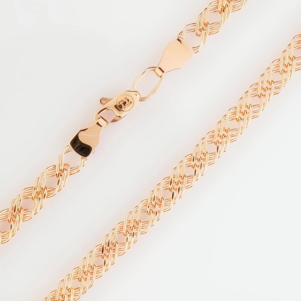 Браслет из красного золота 585 пробы