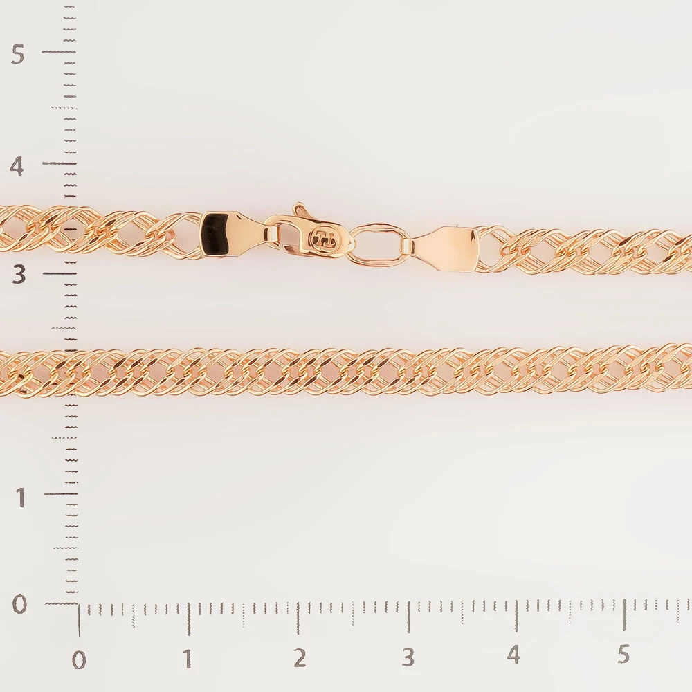 Браслет из красного золота 585 пробы