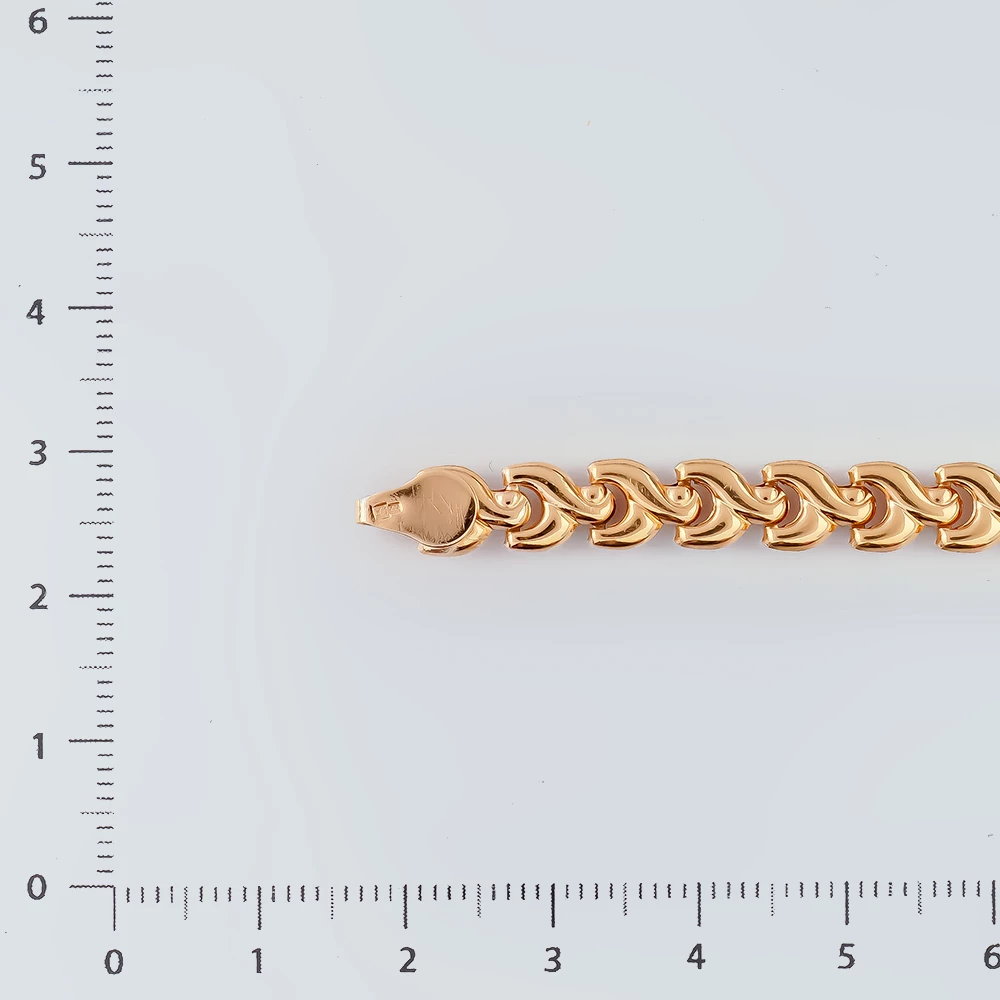 Браслет из красного золота 585 пробы