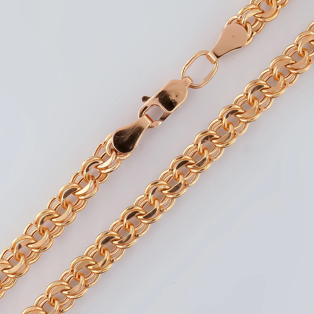 Браслет из красного золота 585 пробы