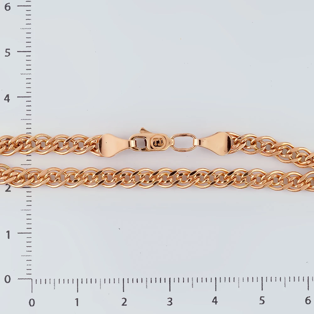 Браслет из красного золота 585 пробы