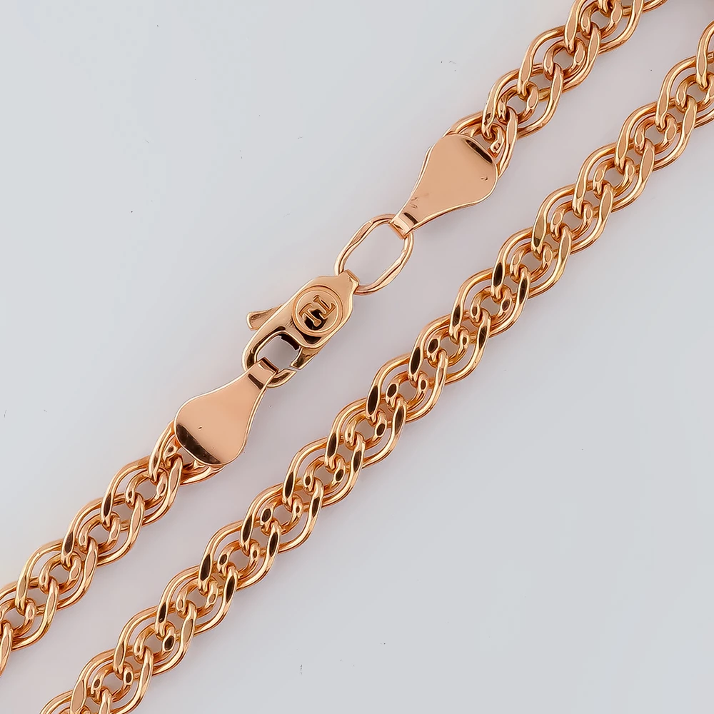 Браслет из красного золота 585 пробы