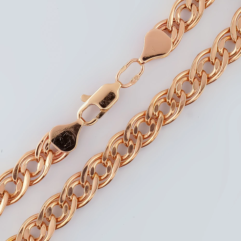 Браслет из красного золота 585 пробы