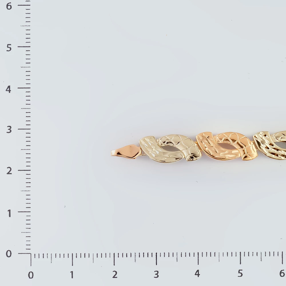 Браслет из красного золота 585 пробы