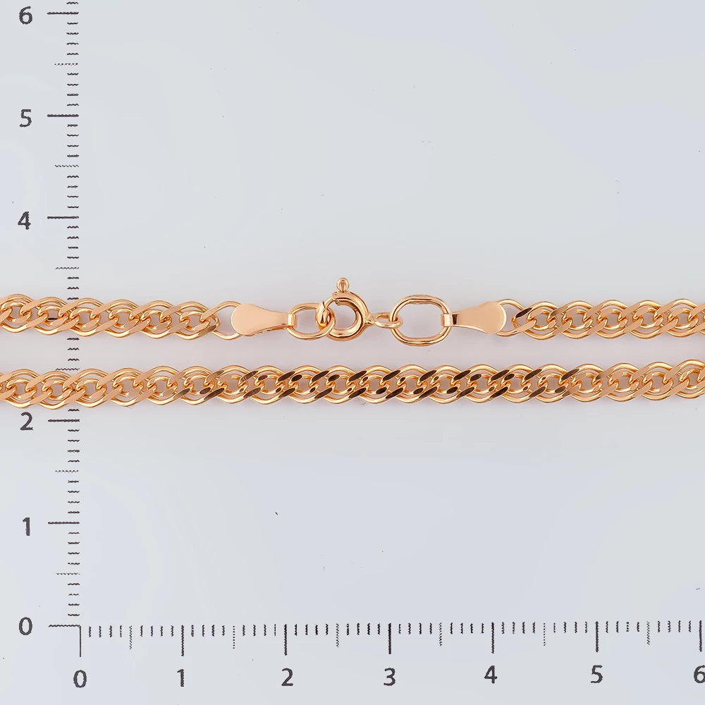 Браслет из красного золота 585 пробы