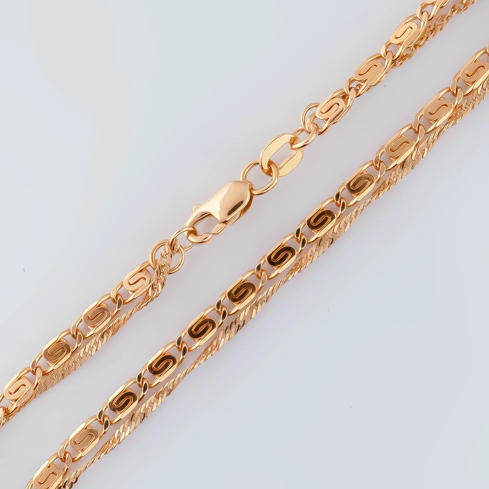 Браслет из красного золота 585 пробы