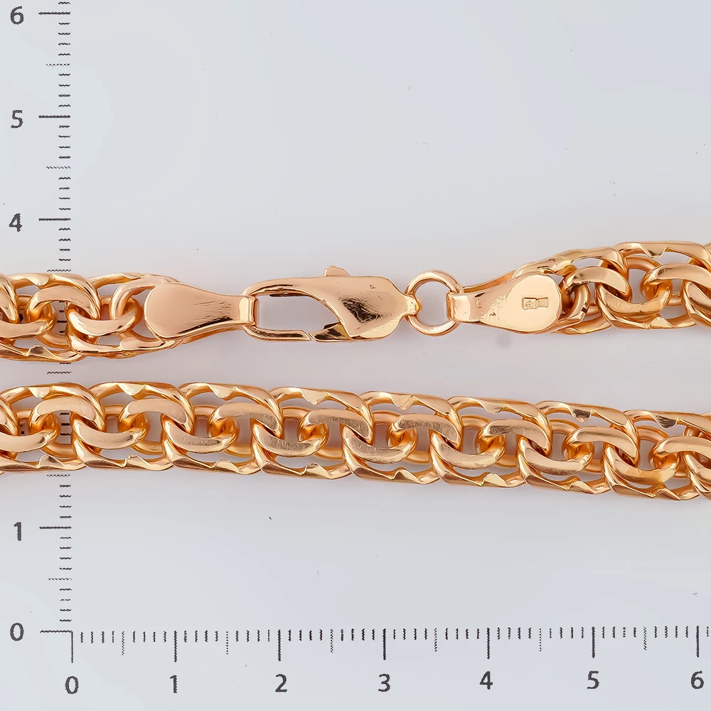 Браслет из красного золота 583 пробы