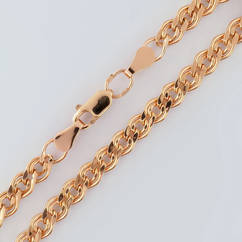 Браслет из красного золота 585 пробы