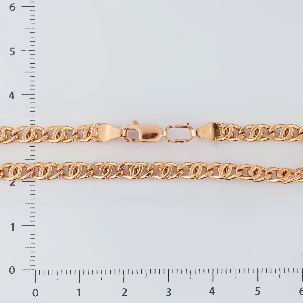 Браслет из красного золота 585 пробы