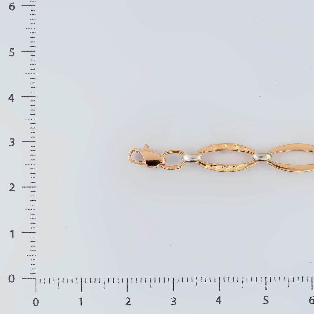 Браслет из красного золота 585 пробы