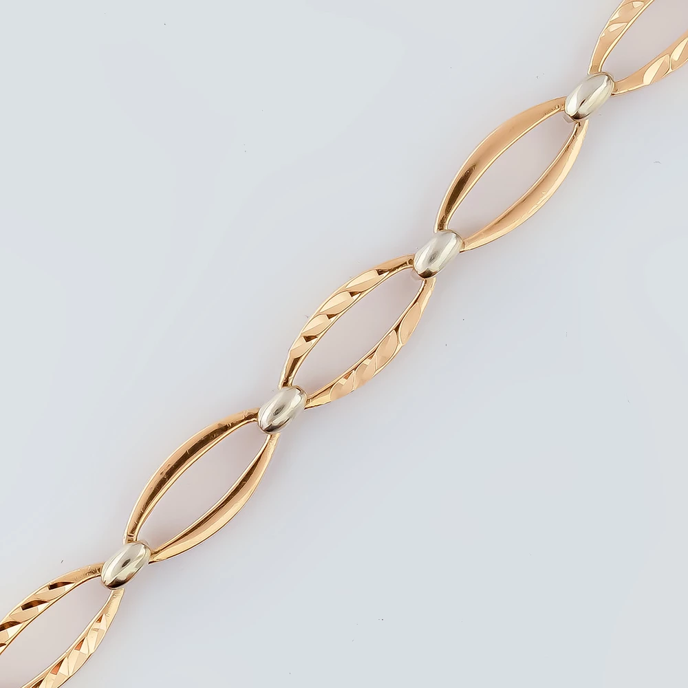 Браслет из красного золота 585 пробы