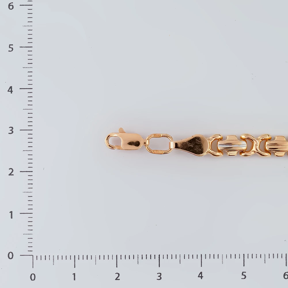 Браслет из красного золота 585 пробы