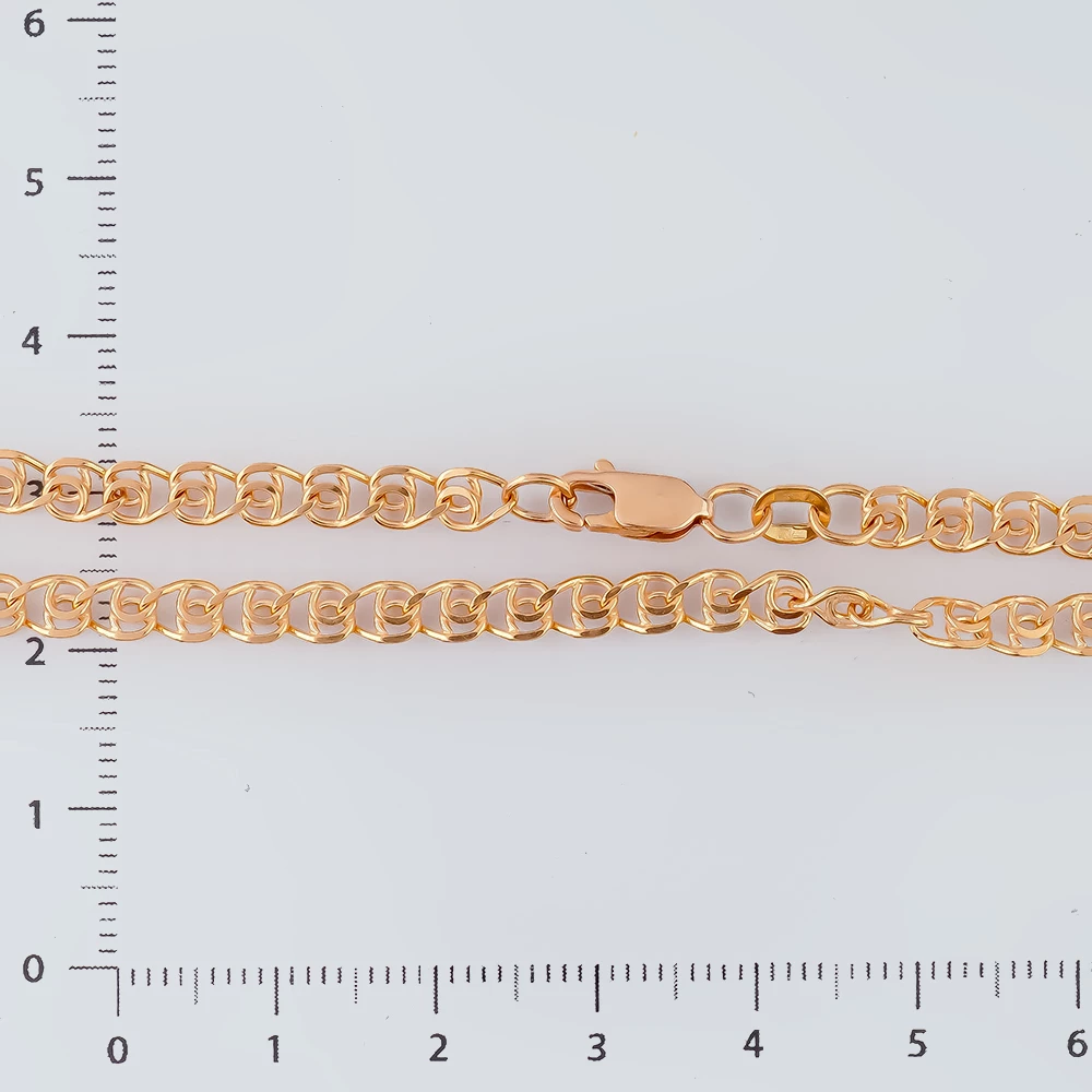 Браслет из красного золота 585 пробы