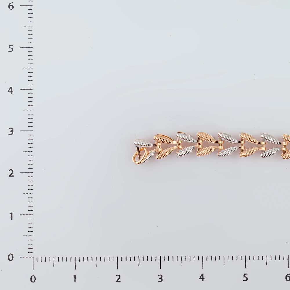 Браслет из красного золота 585 пробы