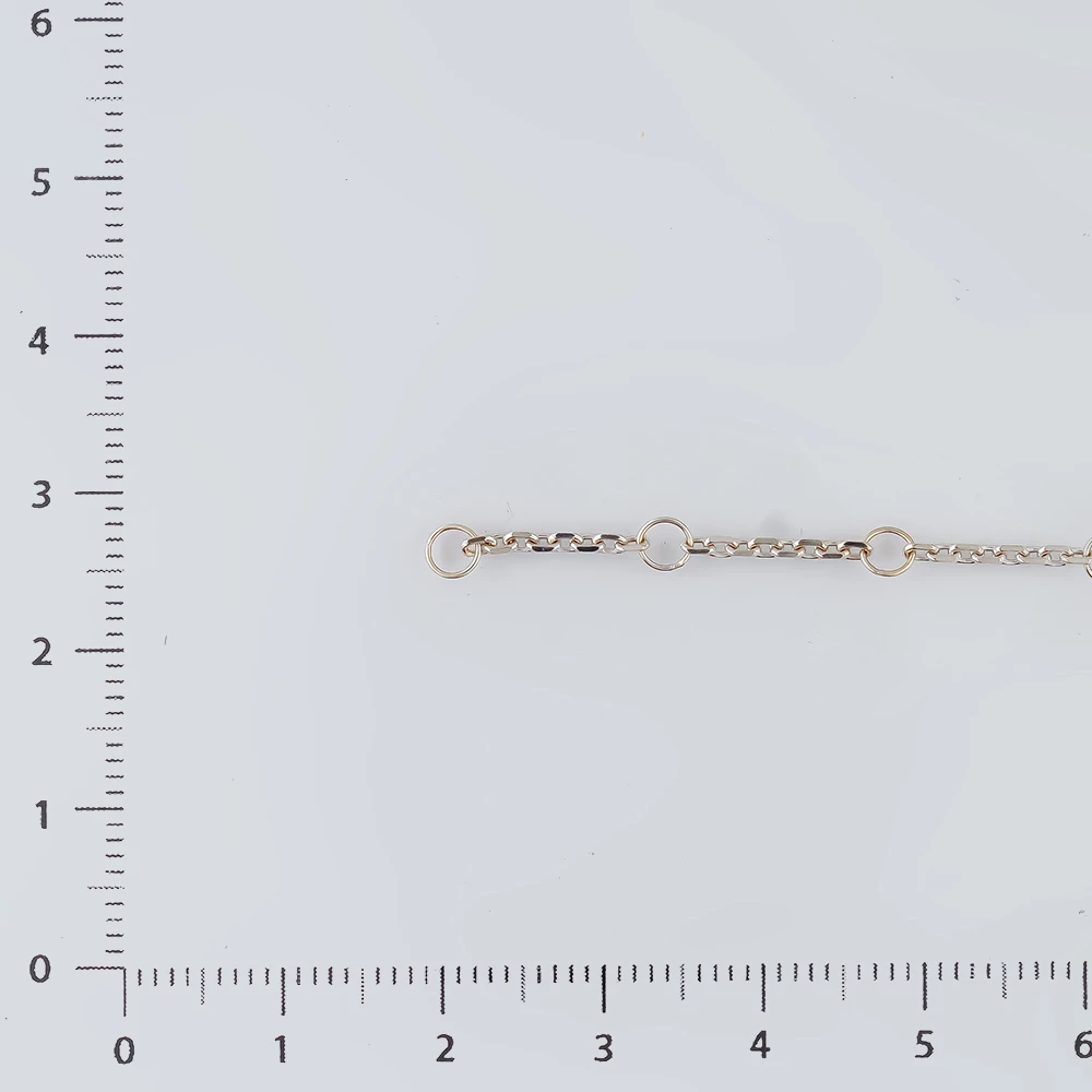 Браслет с бриллиантом из белого золота 585 пробы