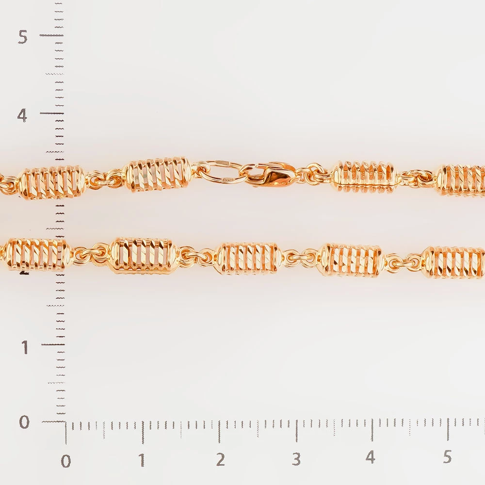 Браслет из красного золота 585 пробы