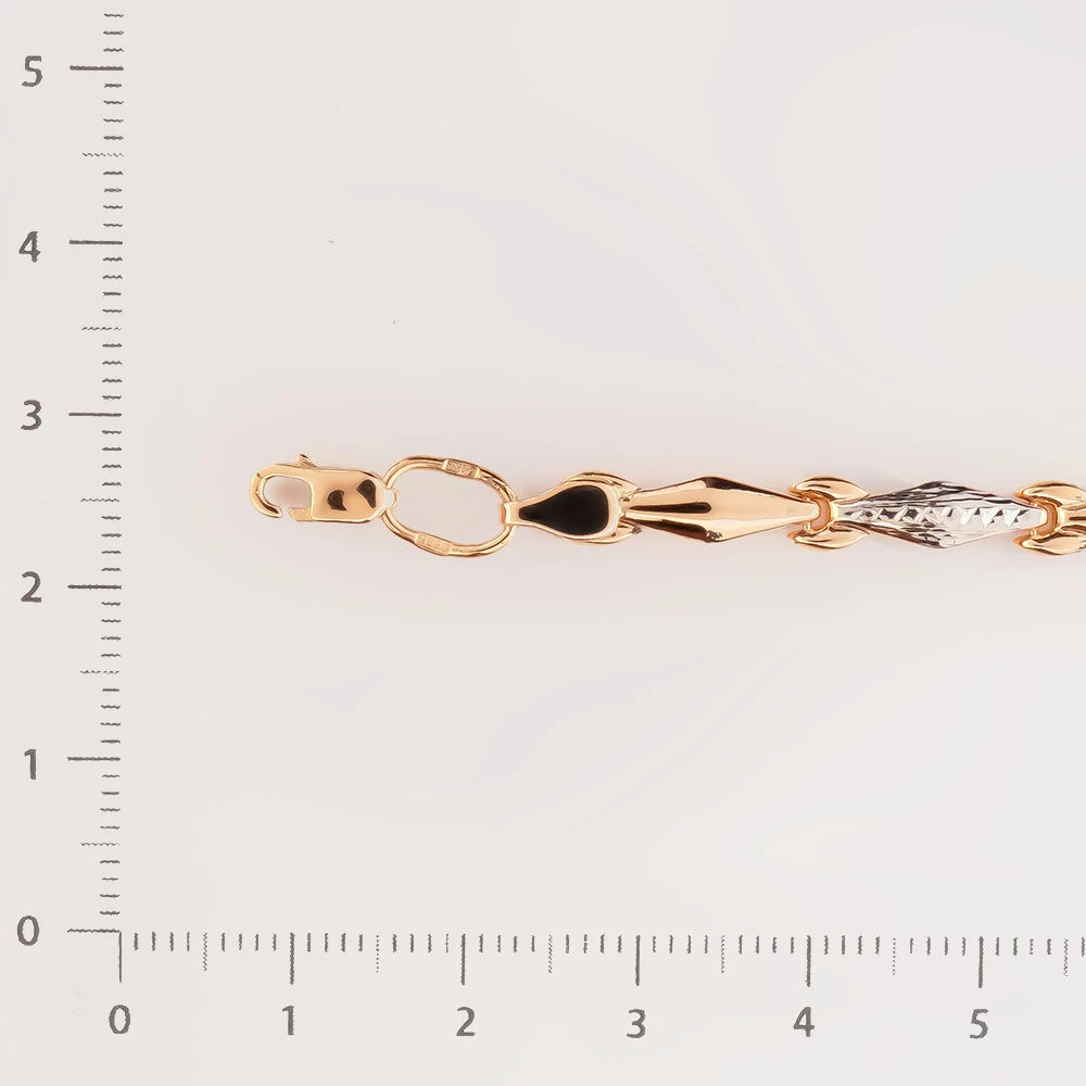 Браслет из красного золота 585 пробы