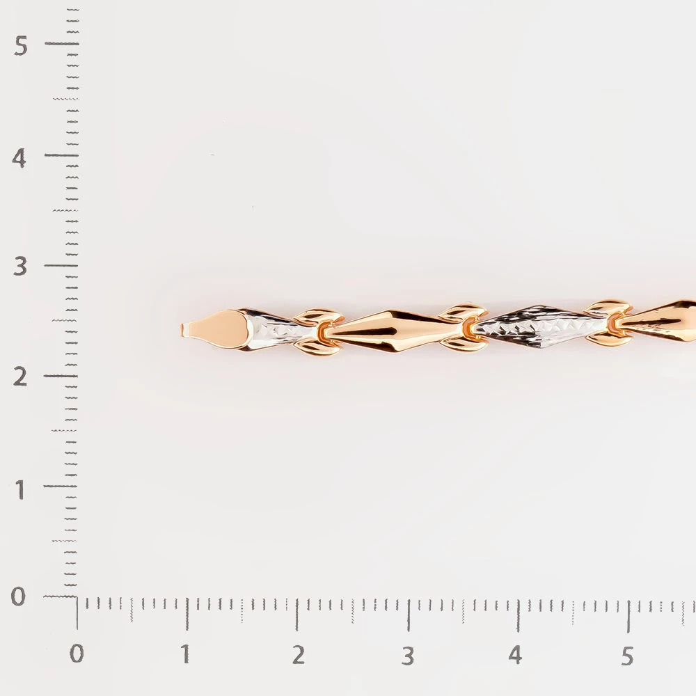 Браслет из красного золота 585 пробы