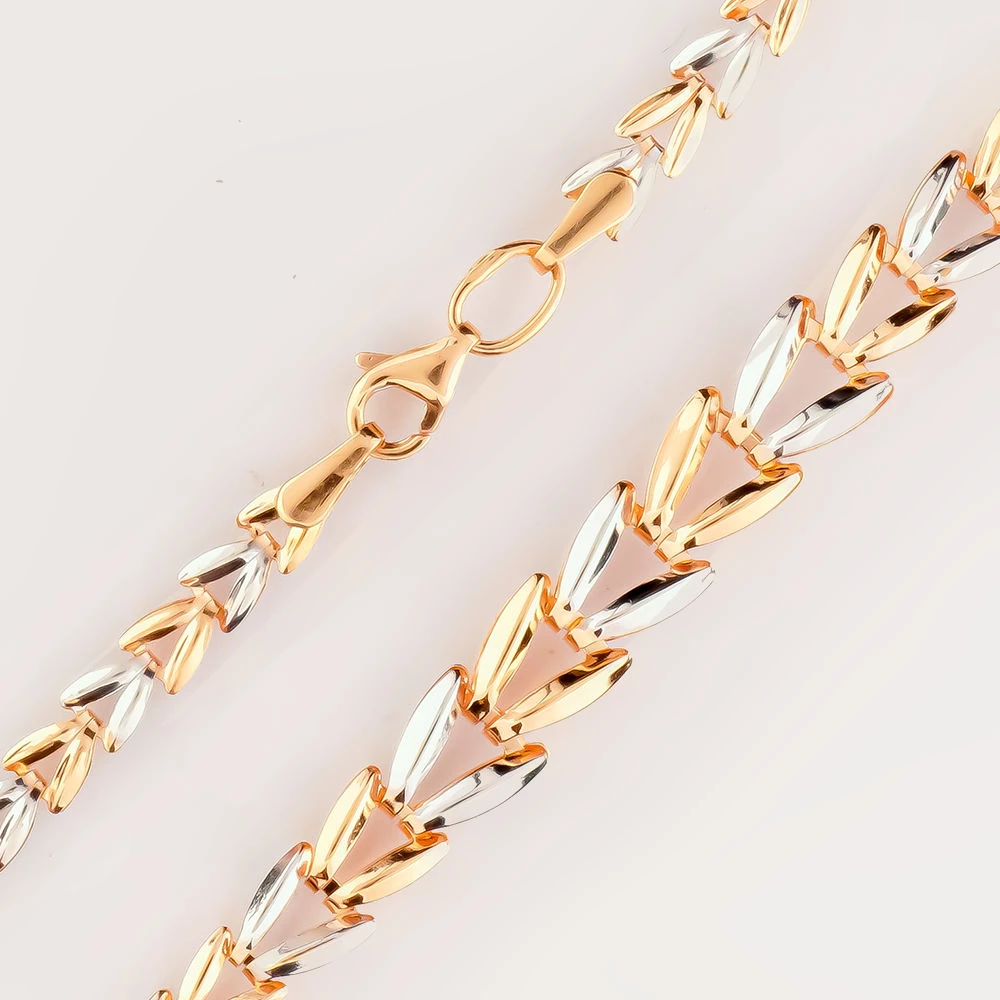 Браслет из красного золота 585 пробы