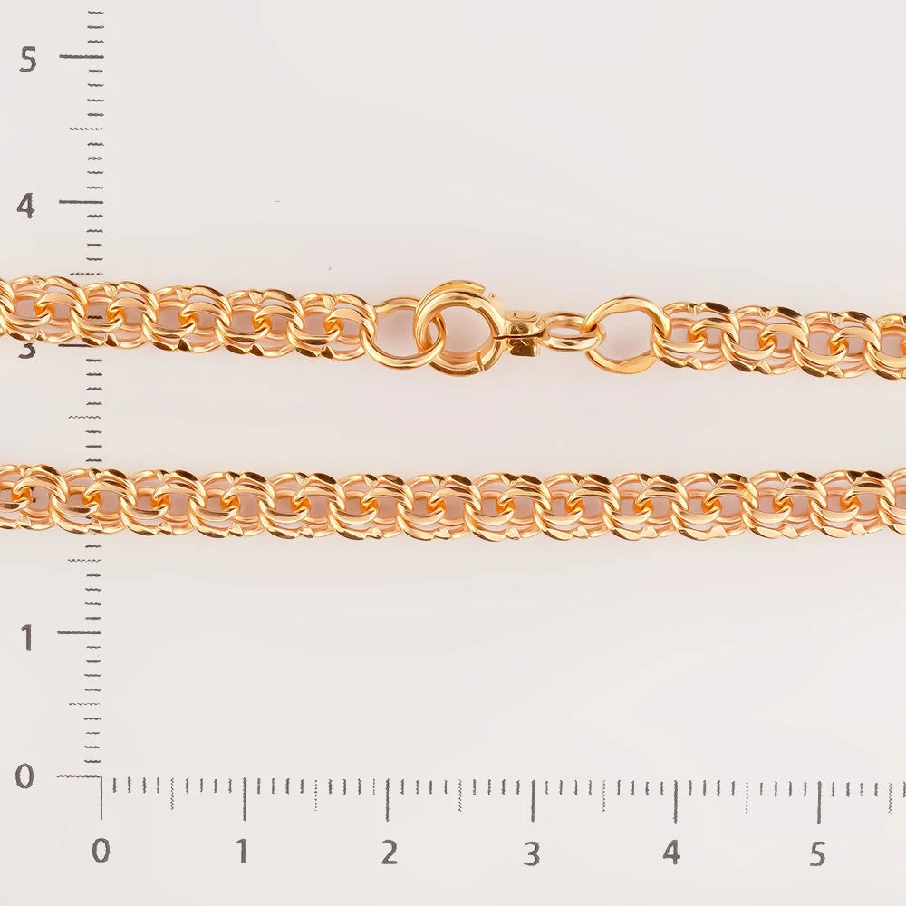 Браслет из красного золота 585 пробы