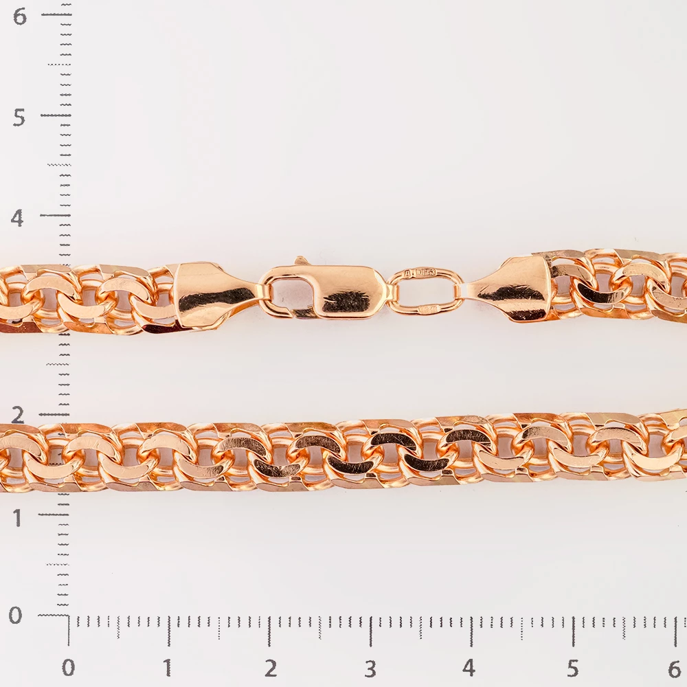 Браслет из красного золота 585 пробы