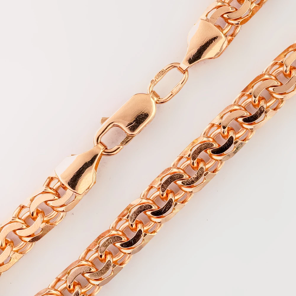 Браслет из красного золота 585 пробы