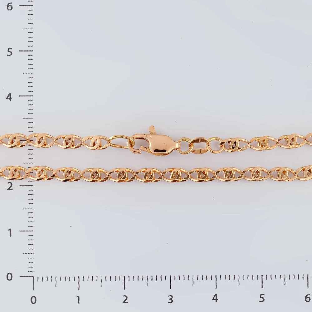 Браслет из красного золота 585 пробы