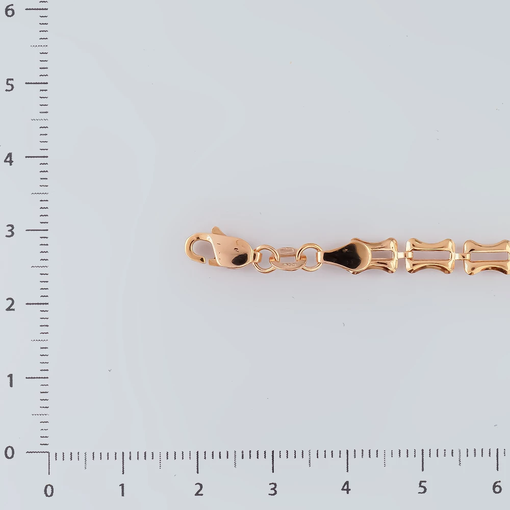 Браслет из красного золота 585 пробы