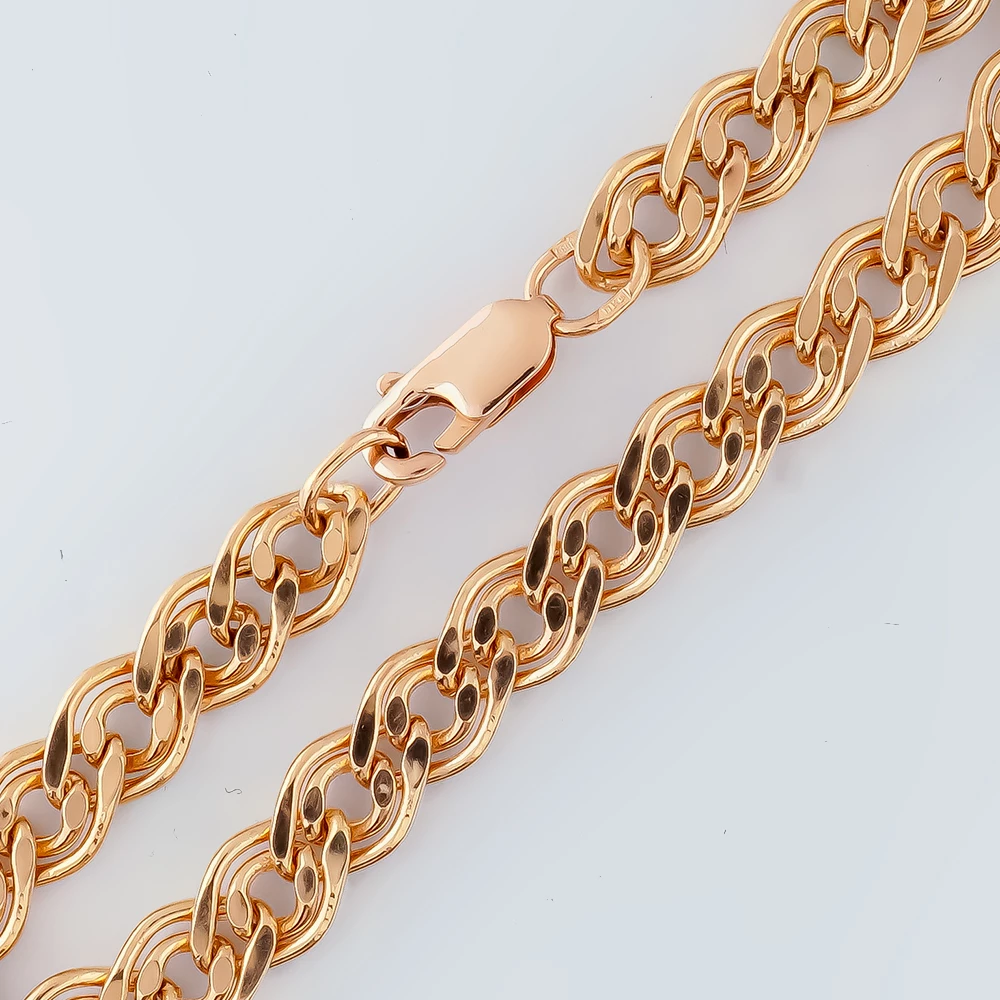 Браслет из красного золота 585 пробы