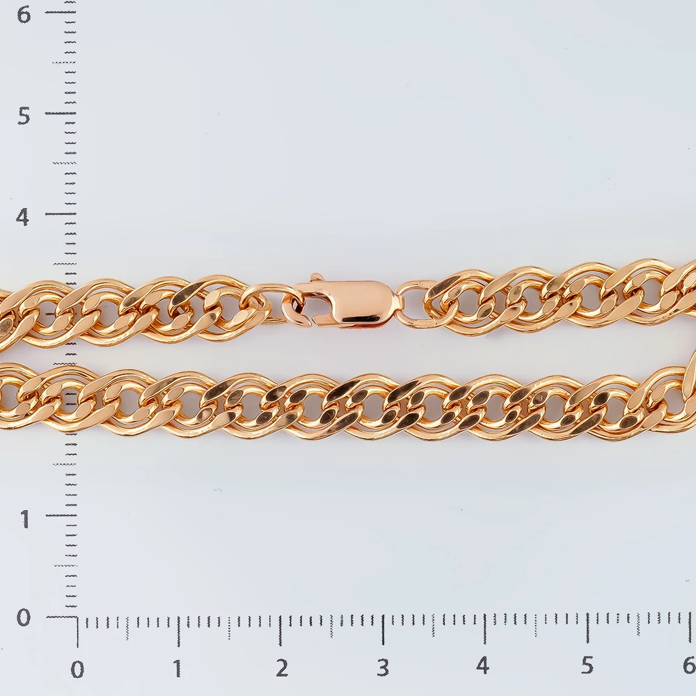 Браслет из красного золота 585 пробы