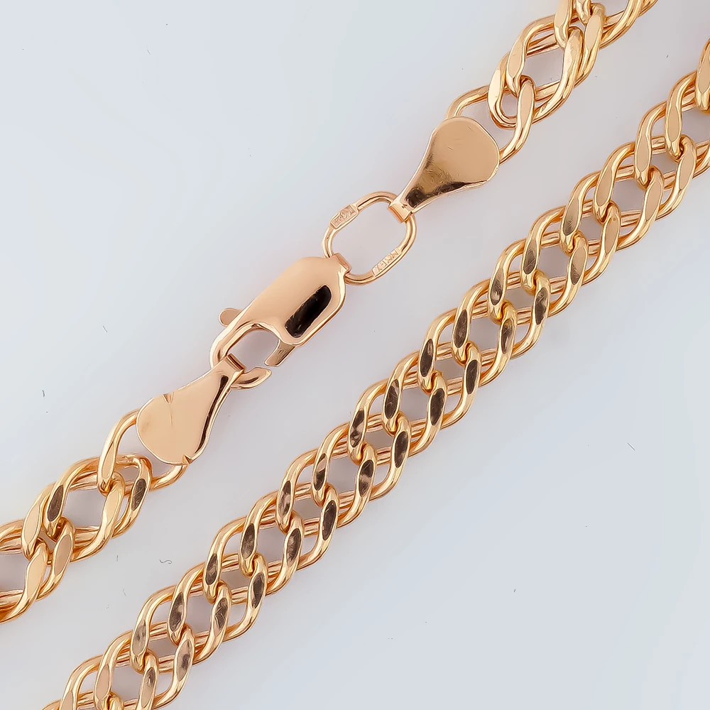 Браслет из красного золота 585 пробы