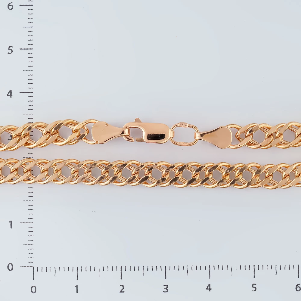 Браслет из красного золота 585 пробы