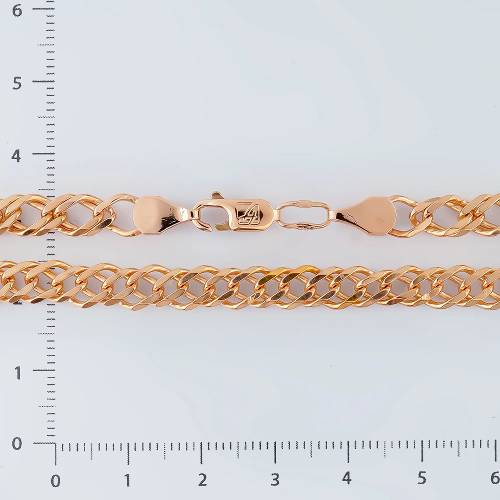 Браслет из красного золота 585 пробы