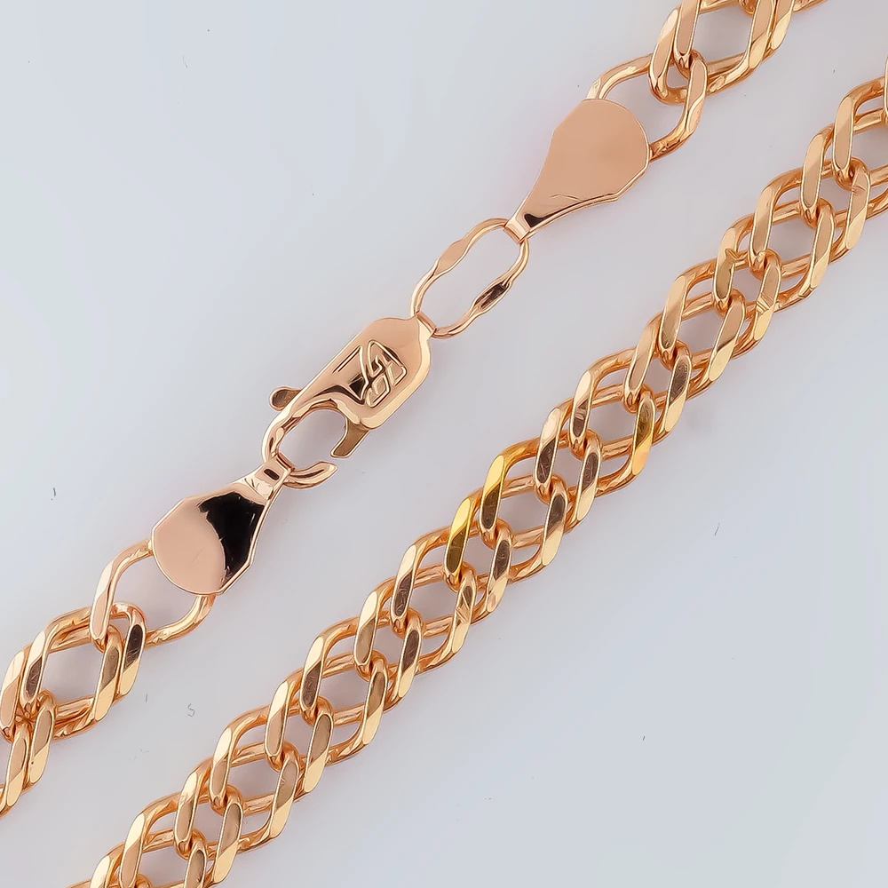 Браслет из красного золота 585 пробы