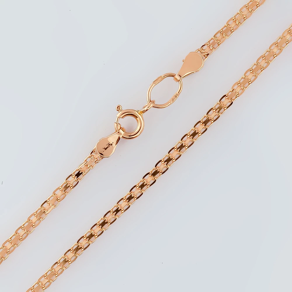 Браслет из красного золота 585 пробы