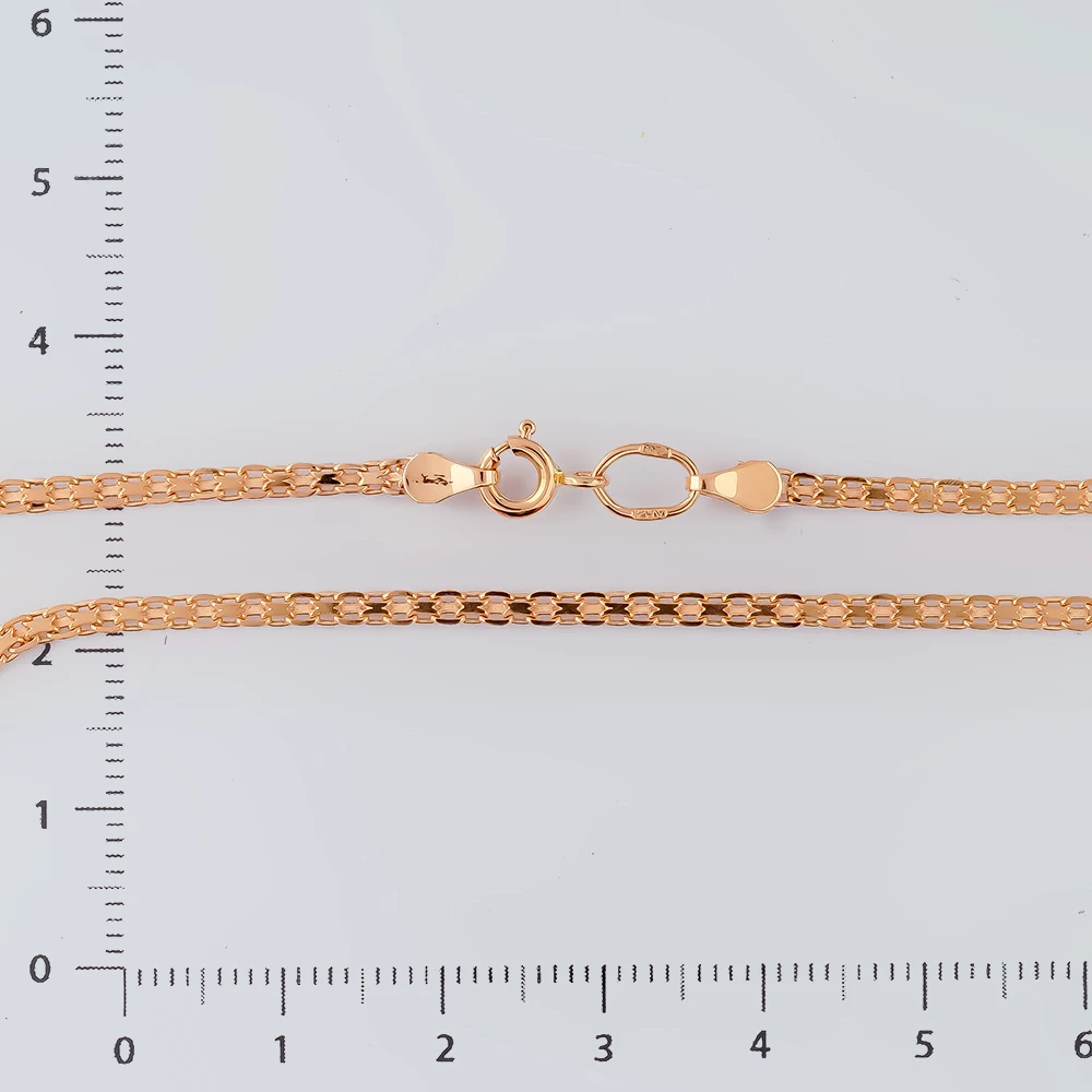 Браслет из красного золота 585 пробы