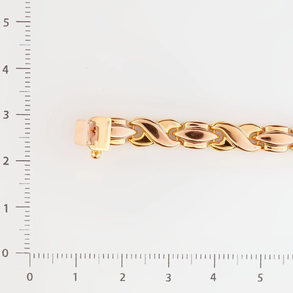 Браслет из красного золота 585 пробы