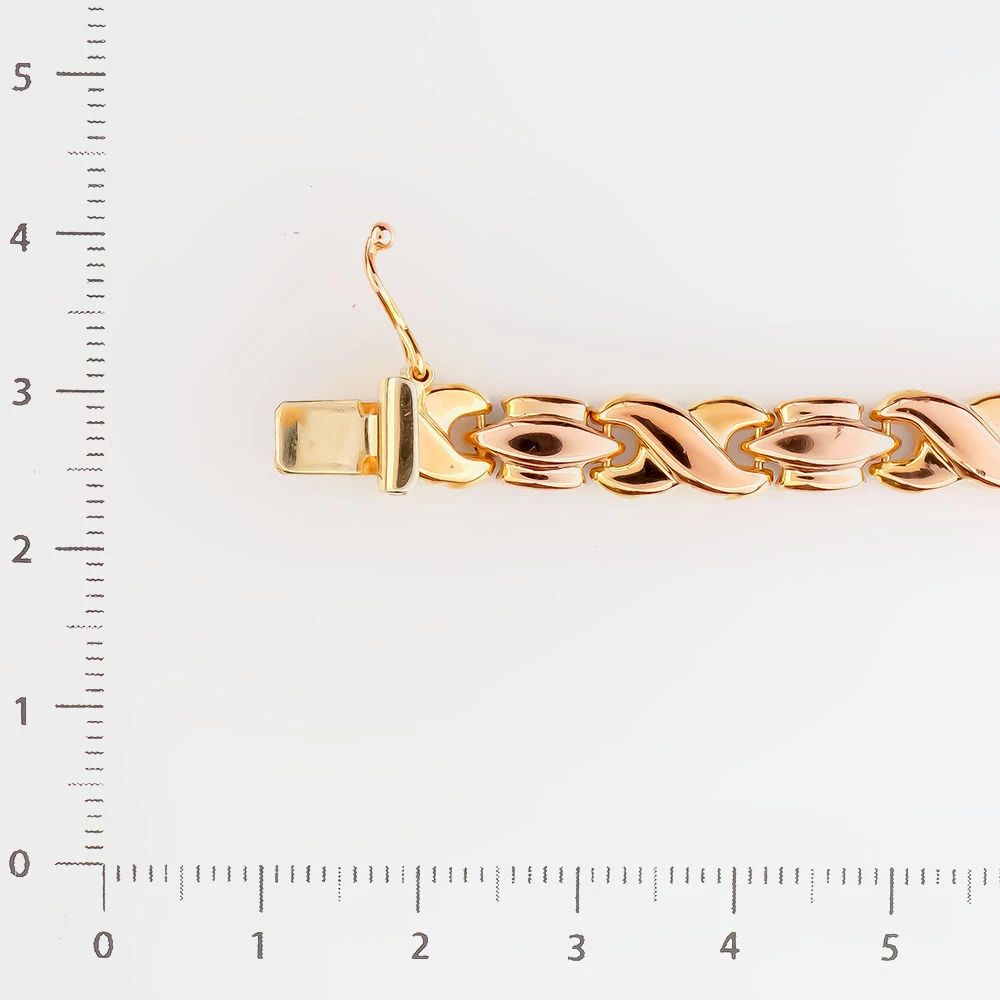 Браслет из красного золота 585 пробы