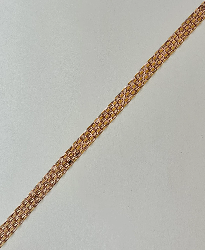 Браслет из красного золота 585 пробы