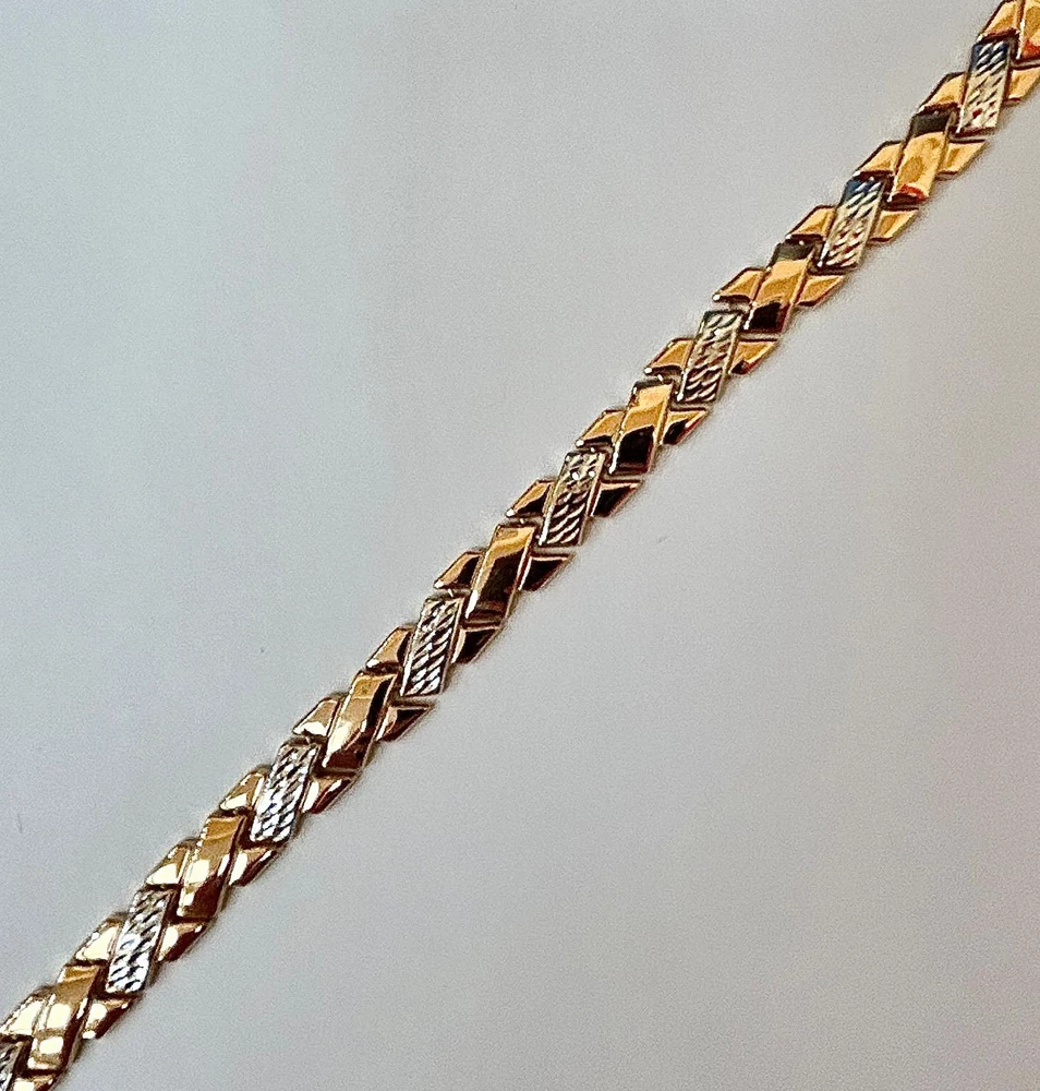 Браслет из красного золота 585 пробы