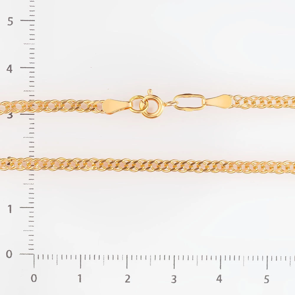 Браслет из красного золота 585 пробы