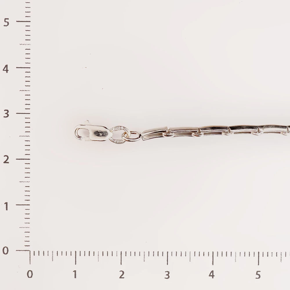 Браслет с бриллиантом из белого золота 585 пробы