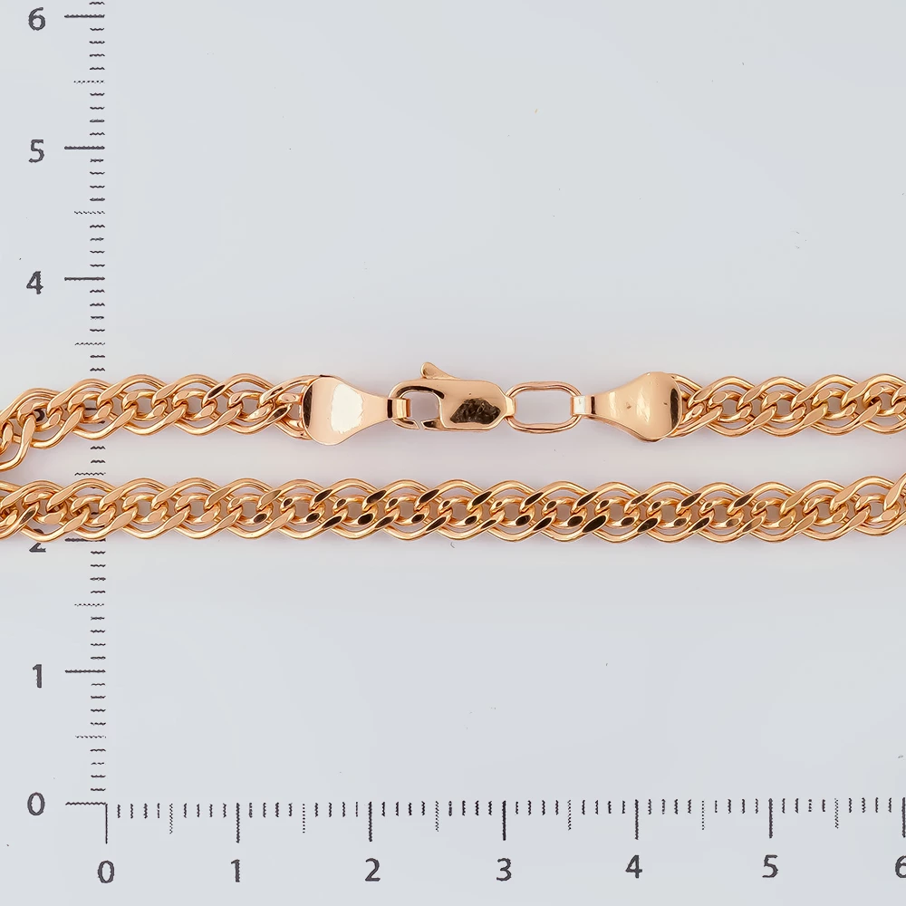 Браслет из красного золота 585 пробы