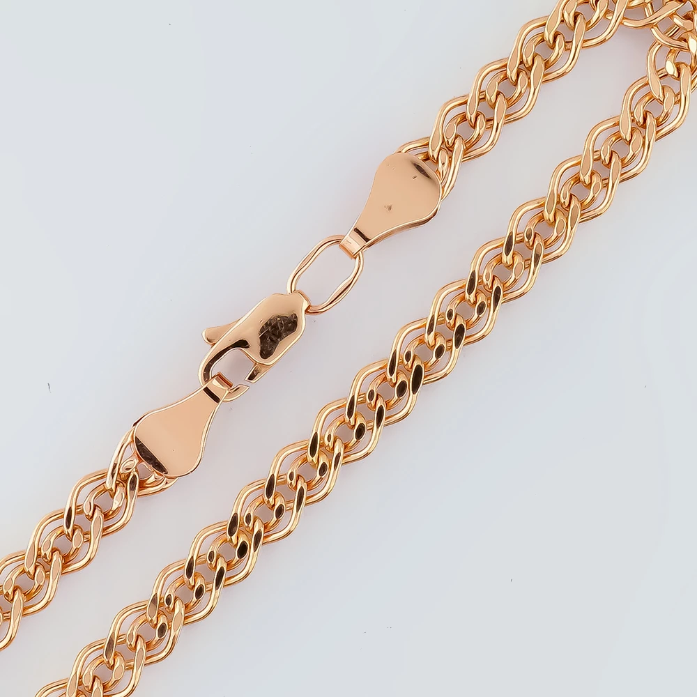 Браслет из красного золота 585 пробы